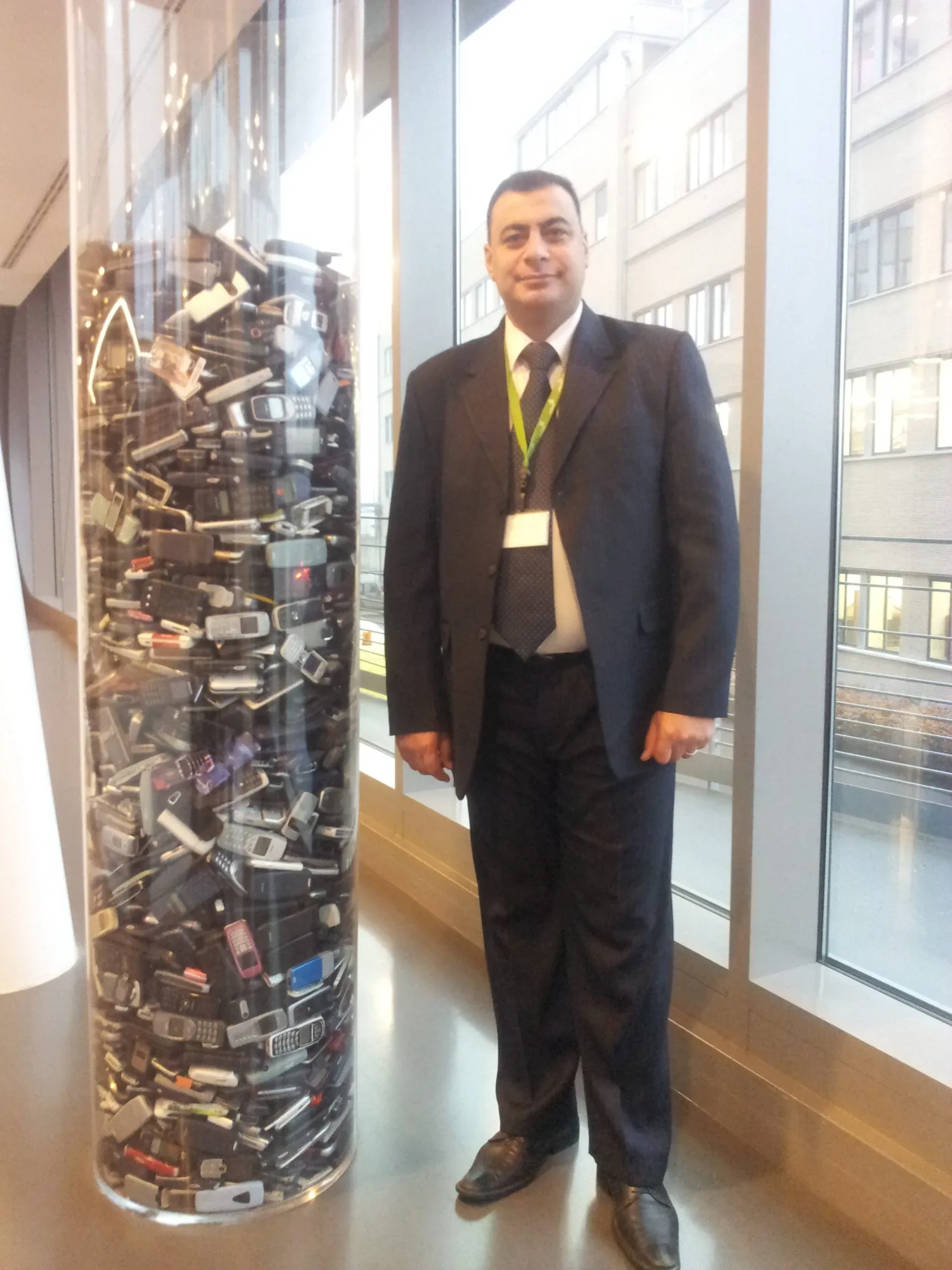 EERC visit to an electronics recycling exhibition in Europe
