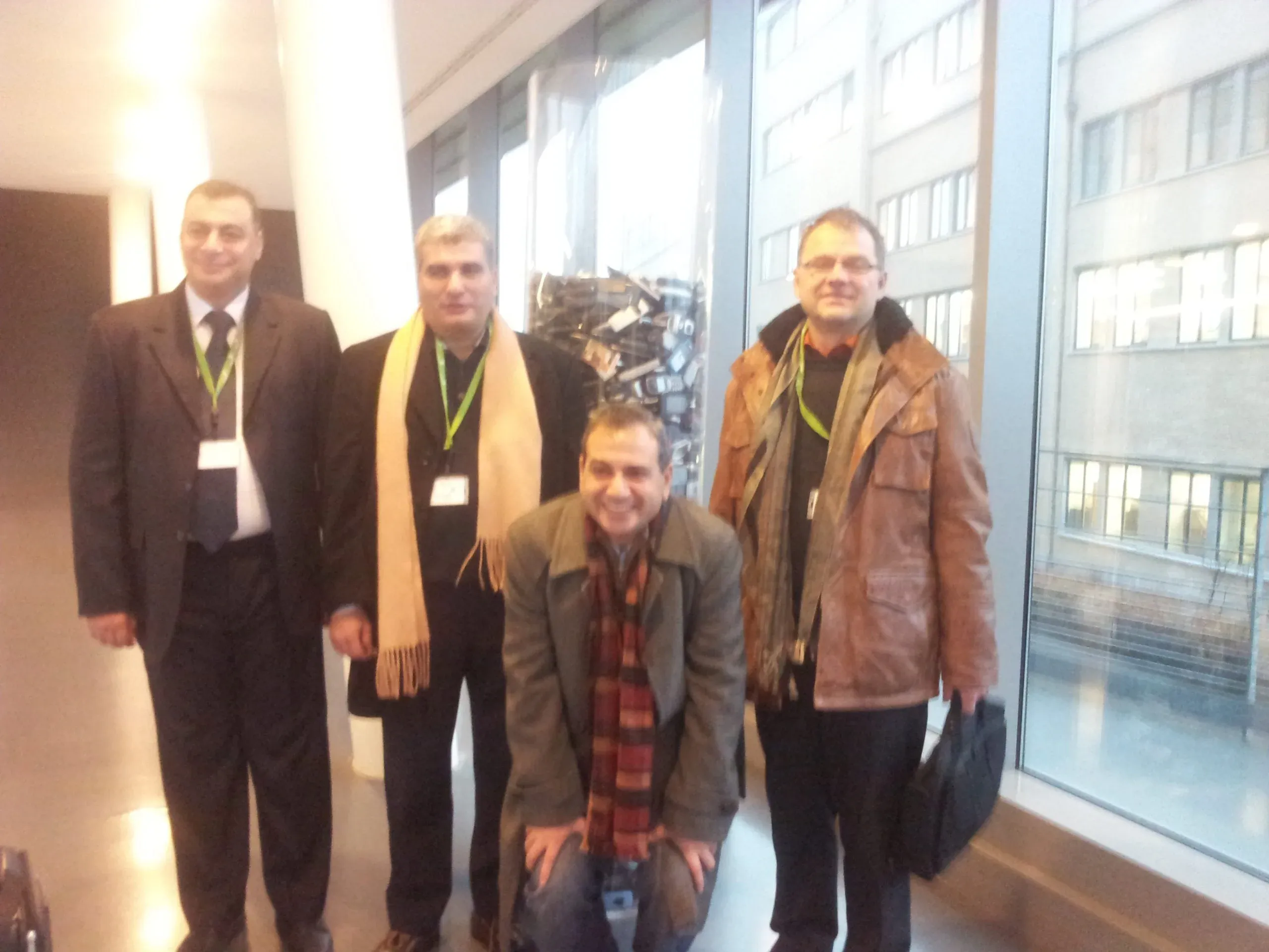 EERC delegation on a technical visit abroad