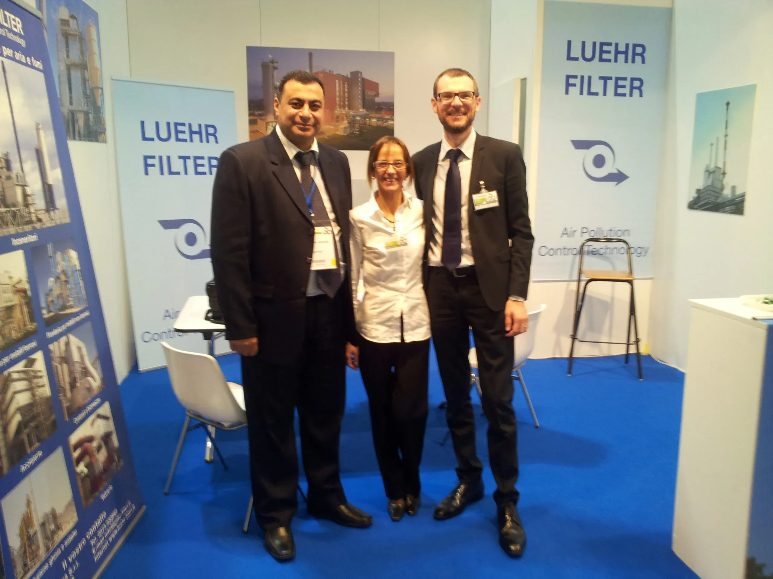 EERC at a recycling technology supplier stand