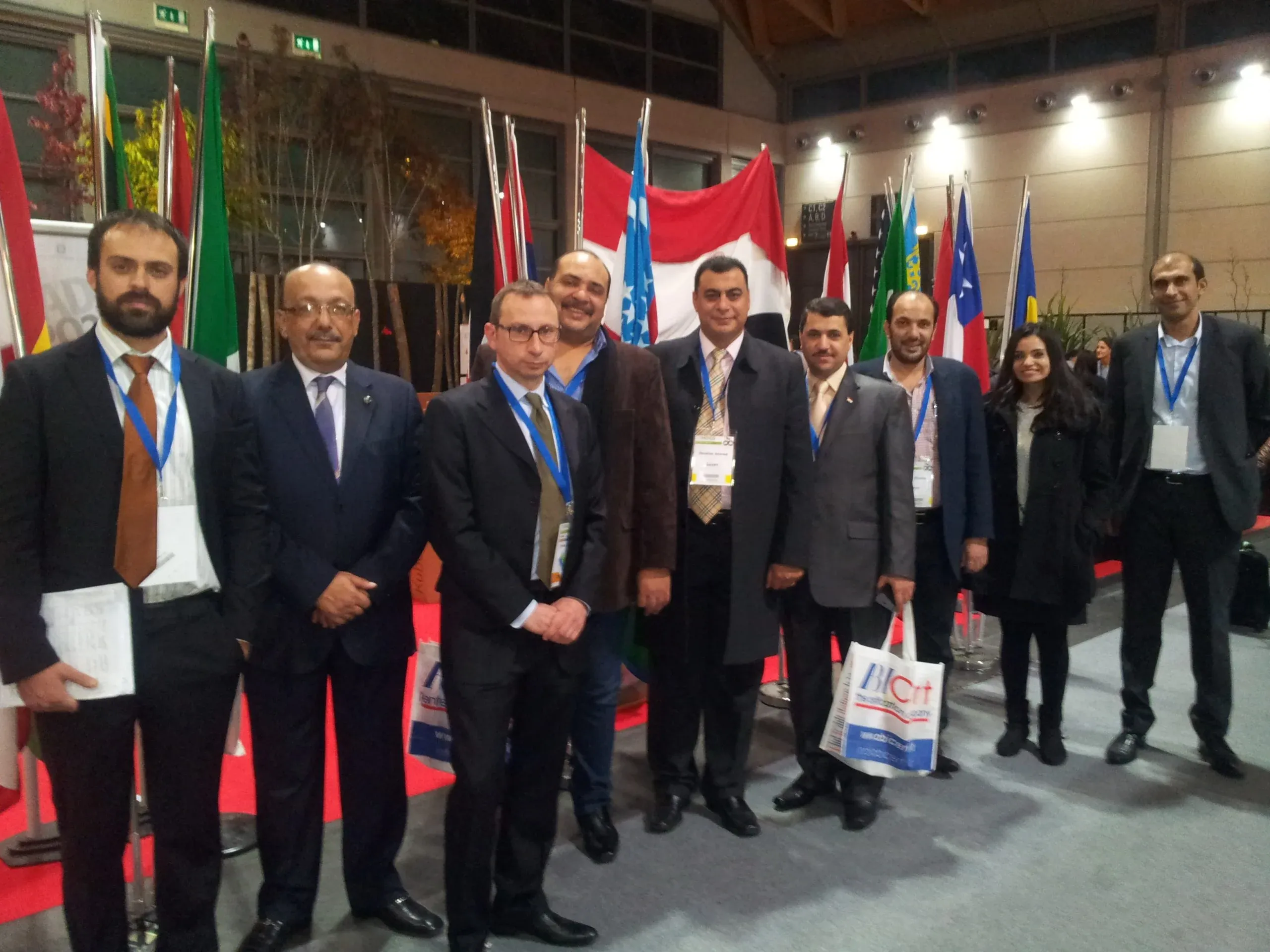 EERC delegation at an international recycling exhibition