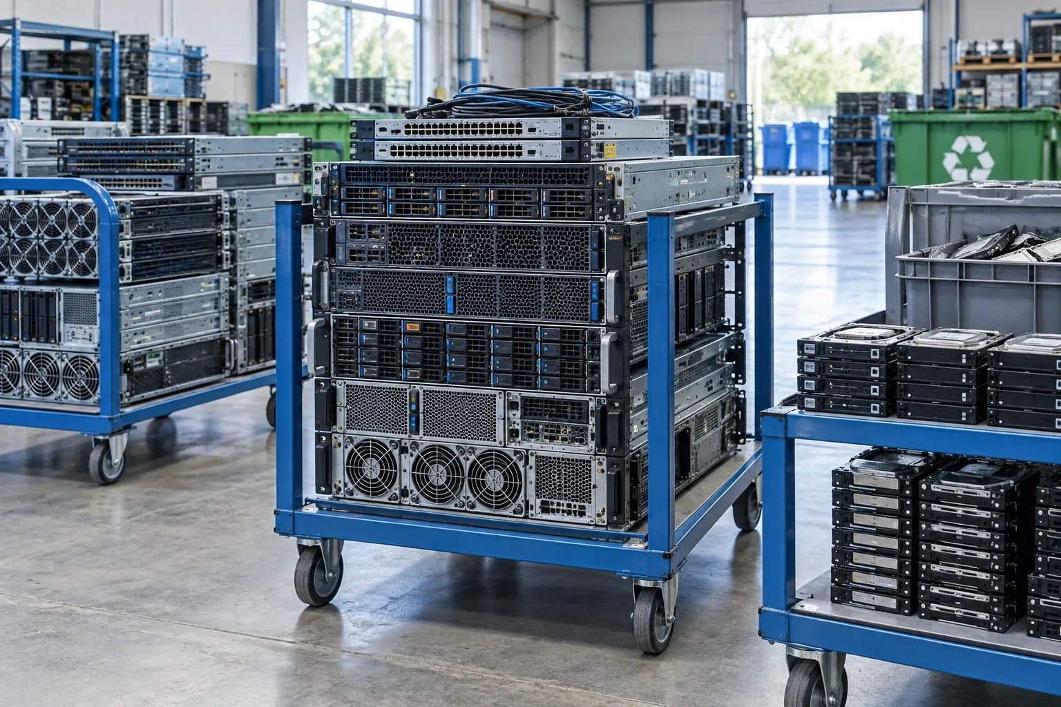 Server & network recycling